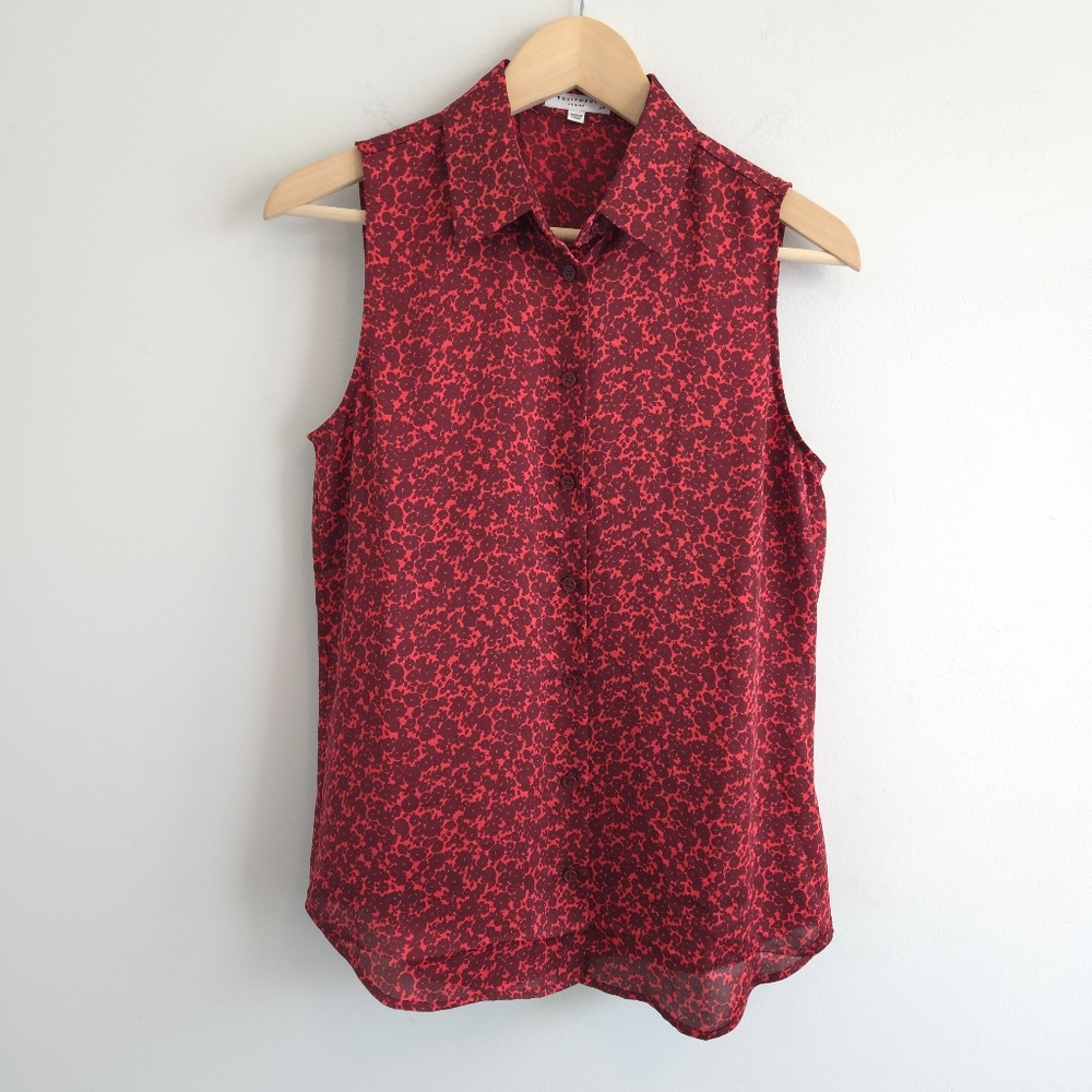 Equipment Women's Floral Sleeveless Blouse
